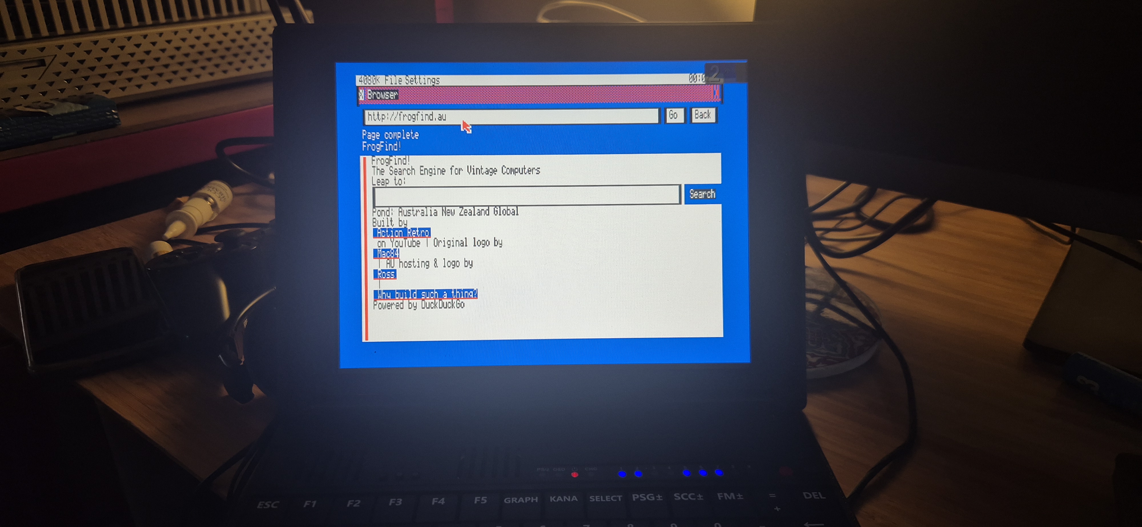 GEOBENCH browser